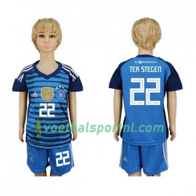 Duitsland Ter Stegen 22 Doelman Kind Thuis Tenue WK voetbal 2018